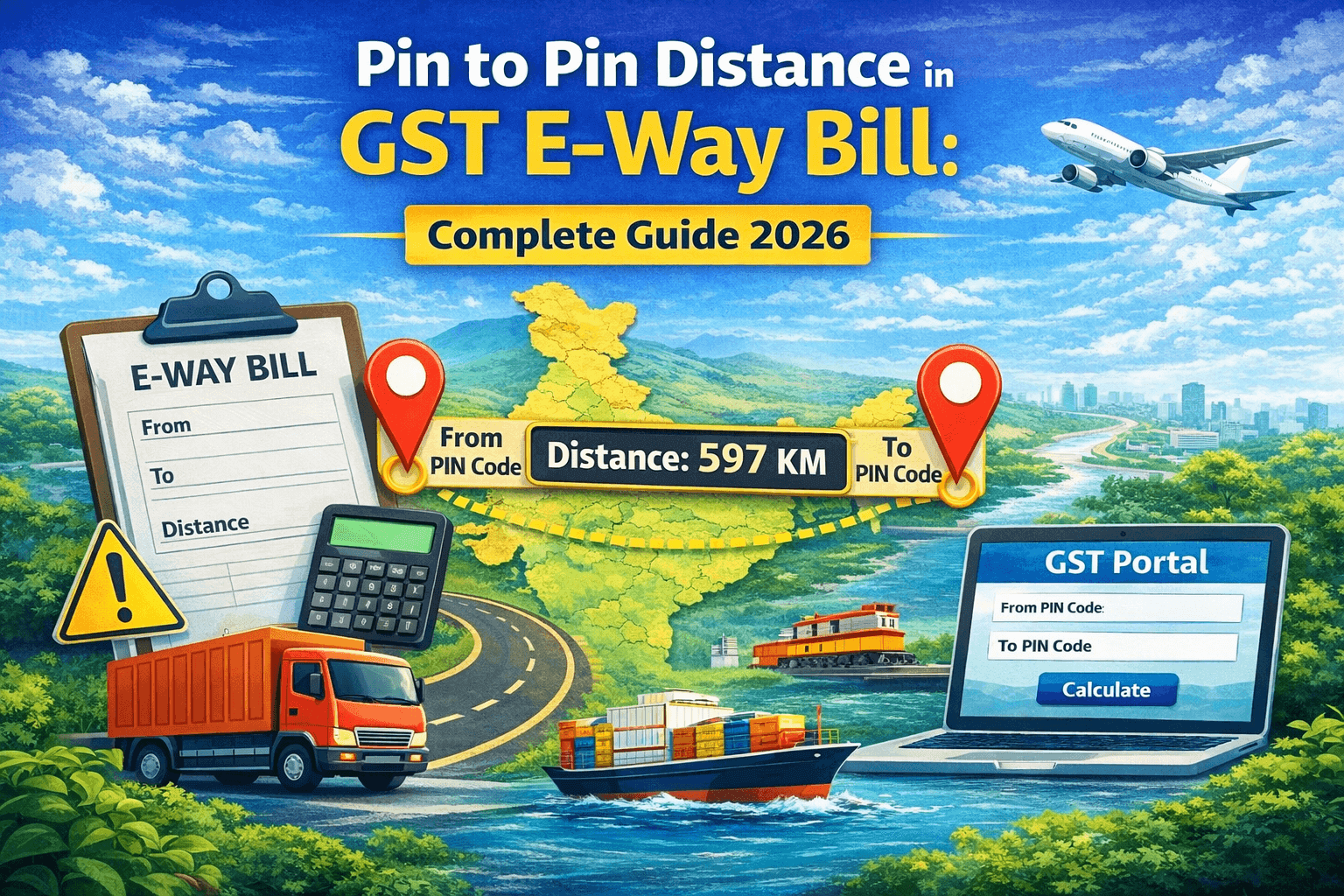 E-way Bill On Pin To Pin Distance Guidance Note-GST (2026)