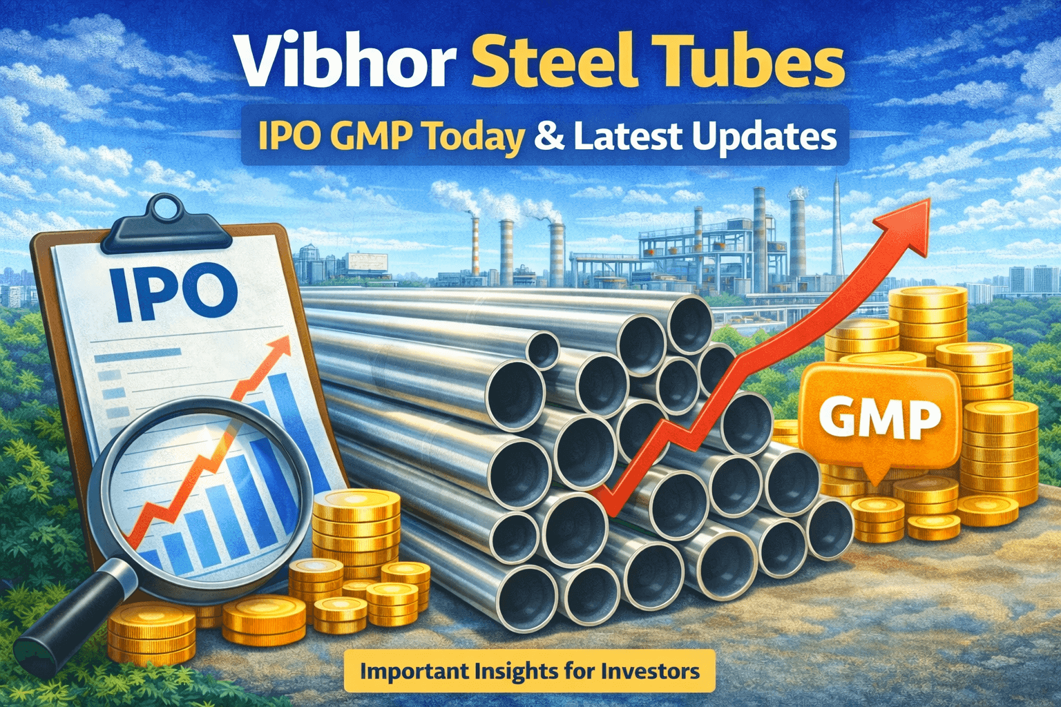 Vibhor Steel Tubes IPO GMP Today & Latest Updates